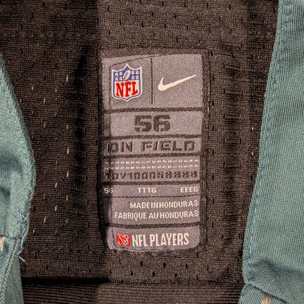 Nike On Field Philadelphia Eagles Carson Wentz Stitched Jersey Men's 2XL (56)